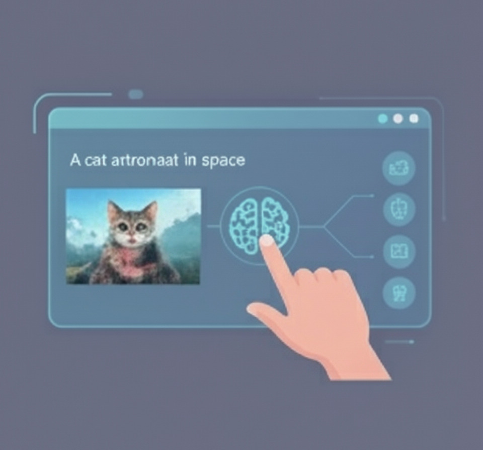 Нейросеть генерирует реалистичное фото по текстовому запросу